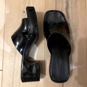 *Spring Sale* Jeffrey Campbell Bubblegum Platform Sandal SZ 10 BLACK